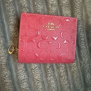 Pink coach wallet